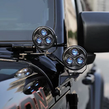 A-pillar Spot Light Bracket - JL Aluminum