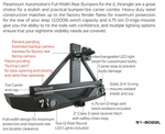 Paramount Full Width Rear Bumper with Tyre Carrier