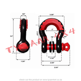 4.75 Ton D-Ring Shackles