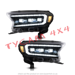 VLAND Triple Projector LED Headlights