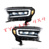 VLAND Triple Projector LED Headlights