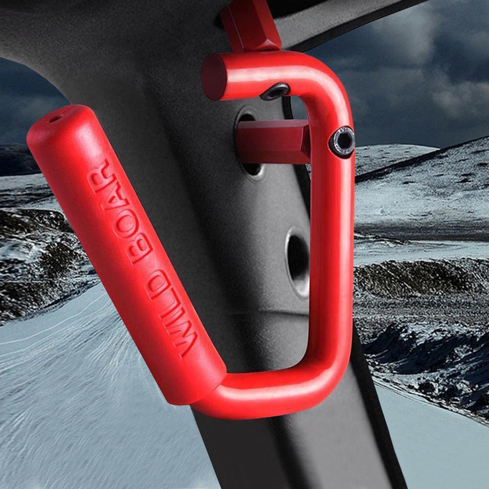Grab Handle Red Wild Boar Grab Handles _ Wild boar red jeep grab handles – VYQVXN